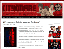 Tablet Screenshot of cityonfire.com